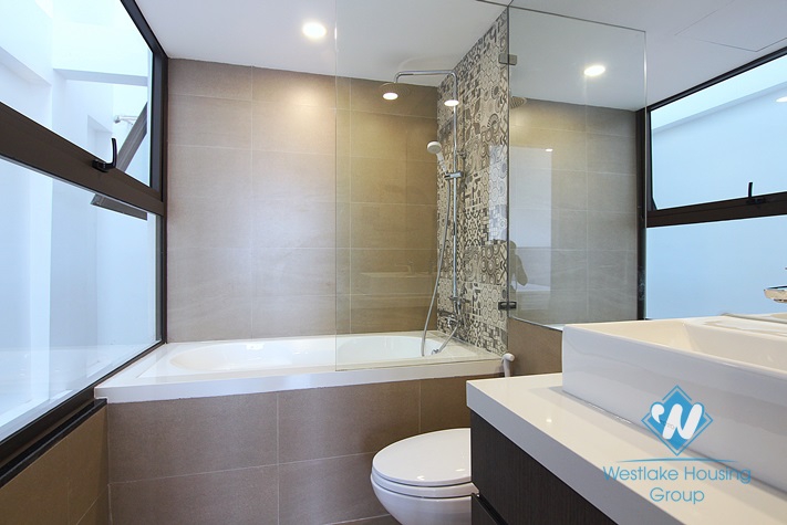 Balcony with lake view 2 bedrooms apartment for rent in To Ngoc Van, Tay Ho