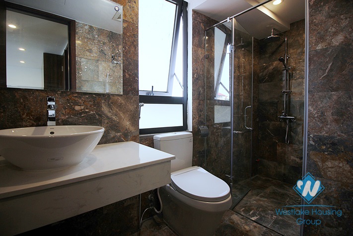 Lake view 1 bedroom apartment for rent in Yen Phu village, Tay Ho