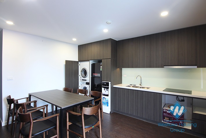 Balcony with lake view 2 bedrooms apartment for rent in To Ngoc Van, Tay Ho