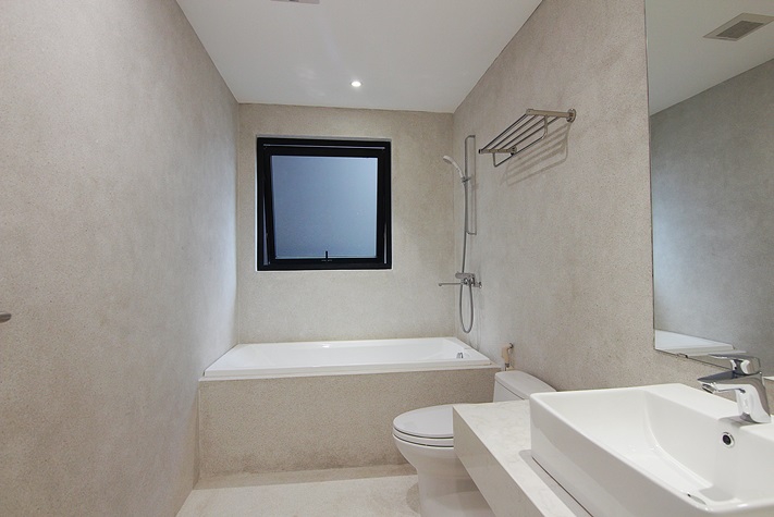 A modern 1 bedroom apartment with balcony for rent in To Ngoc Van area, Tay Ho, Ha Noi