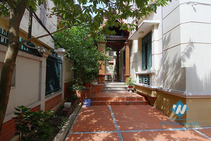 Nice house with beautiful garden and terrace for rent in Tay Ho