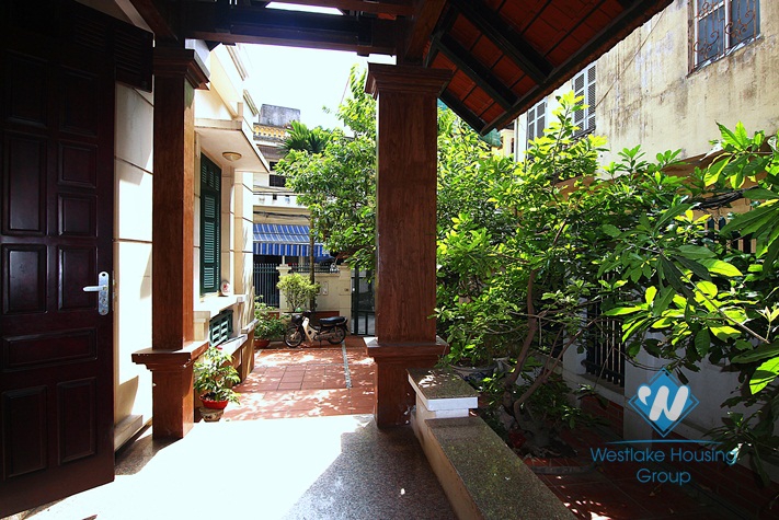 Nice house with beautiful garden and terrace for rent in Tay Ho