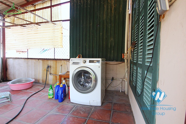 Nice house with beautiful garden and terrace for rent in Tay Ho