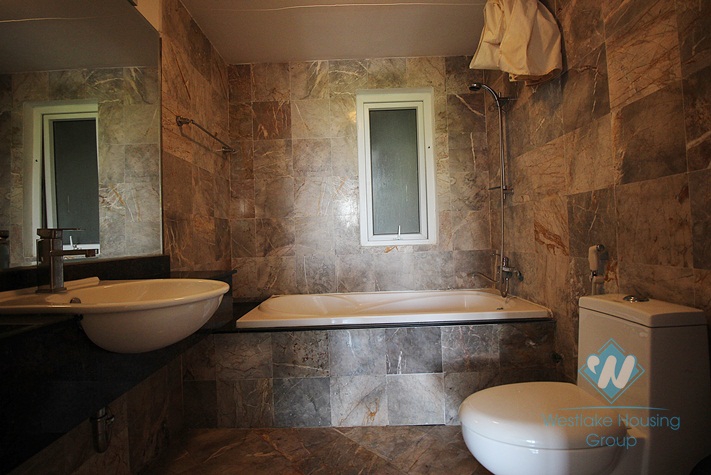 2 bedroom serviced apartment with big balcony for rent in Truc Bach