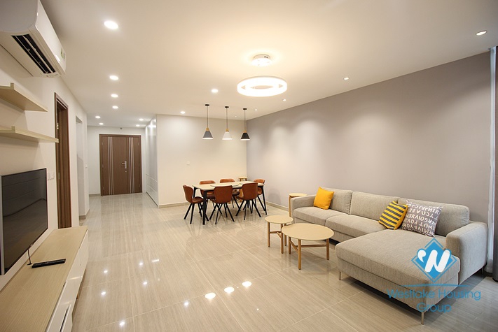 A brand new and affordable 3 bedroom apartment for rent in Ciputra, Tay ho 
