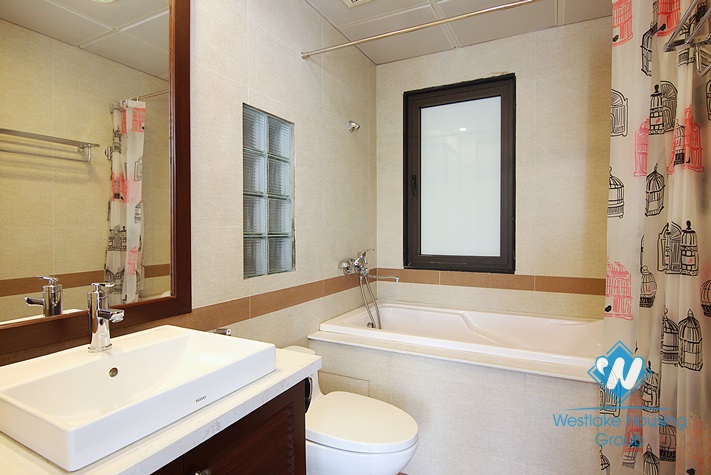 Brightly apartment  for rent in Tay Ho st, Tay Ho District 