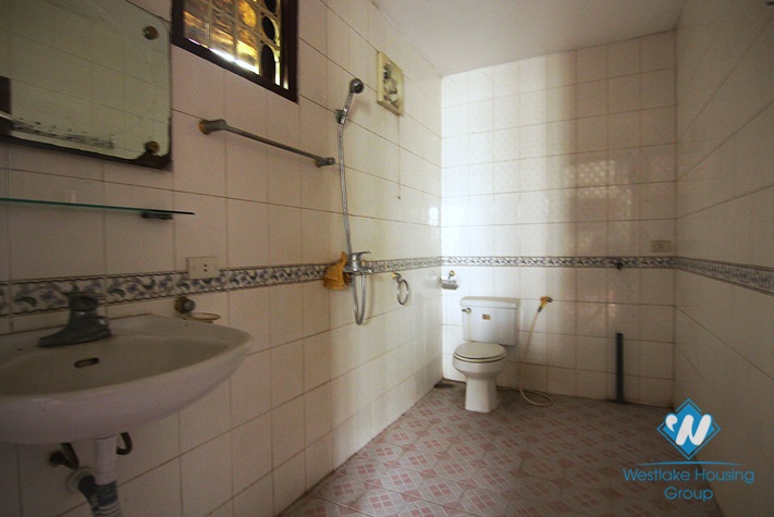 A large three-floor house for rent in AU Co st, Tay Ho