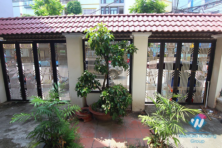 A large three-floor house for rent in AU Co st, Tay Ho