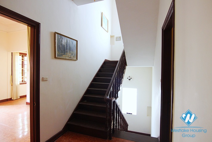 A large three-floor house for rent in AU Co st, Tay Ho