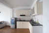 Lake view one bedroom apartment for rent on Tu Hoa street, Tay Ho, Hanoi