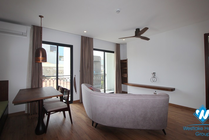 A well-decorated two-bedroom apartment close to Lottle Center Lieu Giai, Ba Dinh, Hanoi