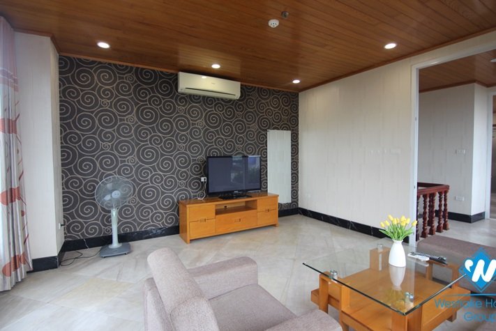 An elegant three-bedroom duplex on Lang Ha street, Ba dinh