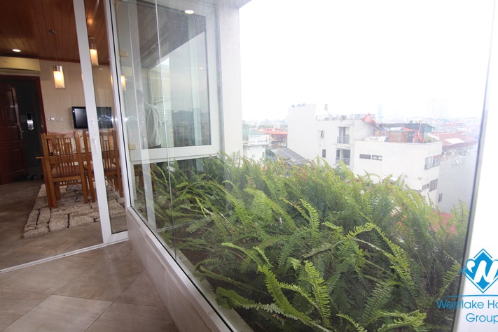 An elegant three-bedroom duplex on Lang Ha street, Ba dinh