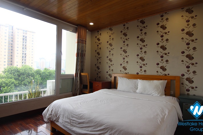 An elegant three-bedroom duplex on Lang Ha street, Ba dinh