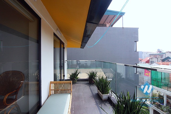 Duplex three bedrooms apartment for rent in Tay Ho, Ha Noi