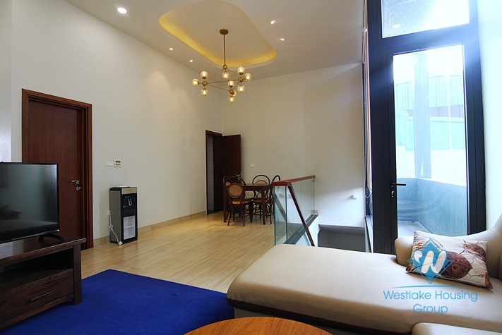 Duplex three bedrooms apartment for rent in Tay Ho, Ha Noi
