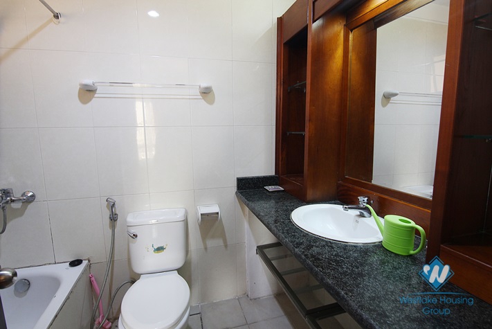 A fully furnished three-bedroom apartment in Ciputra Tay Ho district
