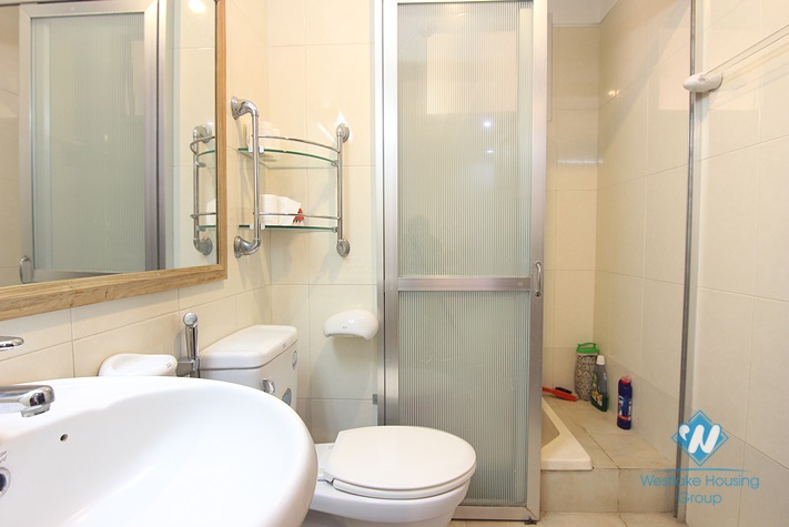 A fully furnished three-bedroom apartment in Ciputra Tay Ho district