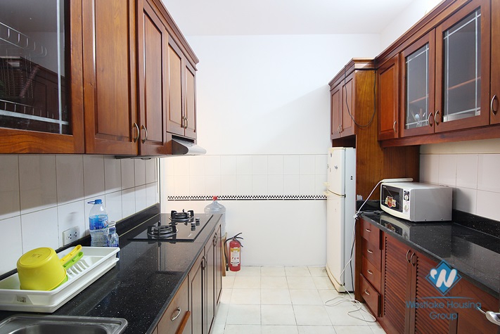 A fully furnished three-bedroom apartment in Ciputra Tay Ho district