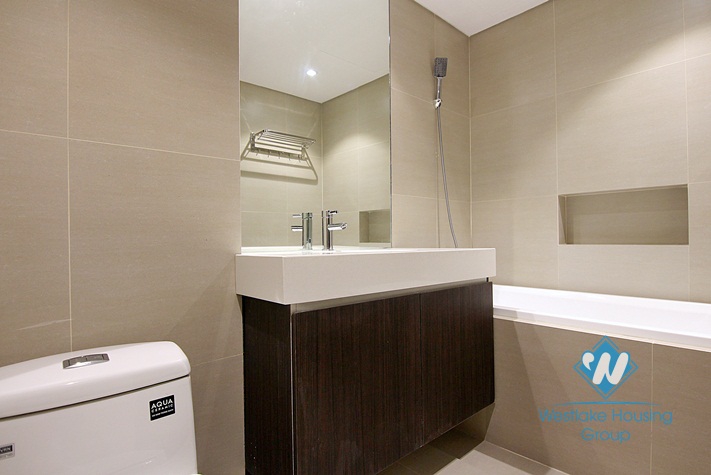 Balcony with lake view 1 bedroom apartment for rent in To Ngoc Van, Tay Ho