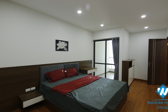 A modern three-bedroom apartment on Lang Ha street, Ba Dinh 