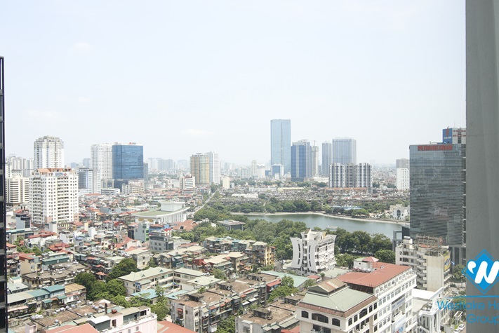 A modern three-bedroom apartment on Lang Ha street, Ba Dinh 