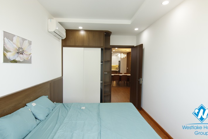 A modern three-bedroom apartment on Lang Ha street, Ba Dinh 