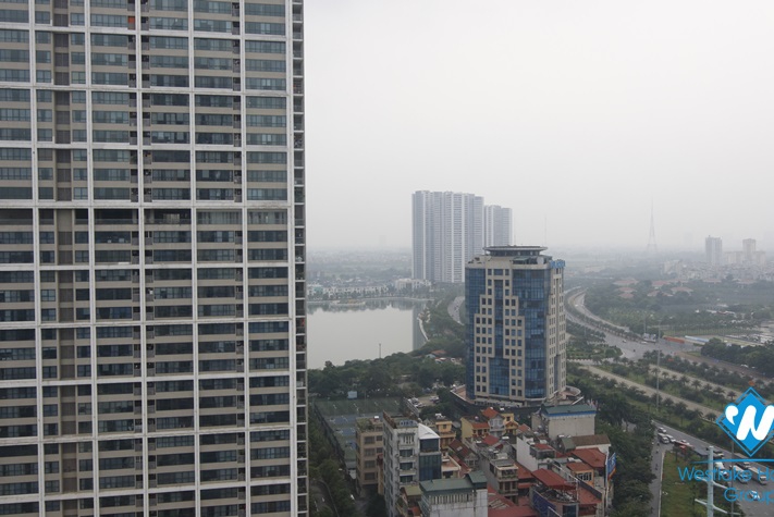 High-end three-bedroom apartment with lake view in D'capital building on Tran Duy Hung st, Cau Giay