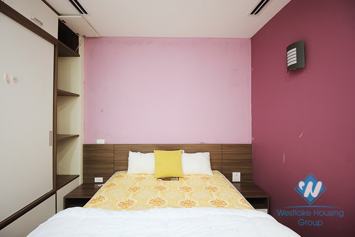 Brandnew and Lakeview one bedroom apartment for rent in Tay Ho district.