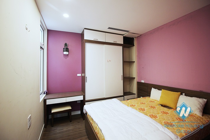 Brandnew and Lakeview one bedroom apartment for rent in Tay Ho district.