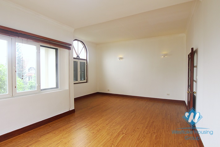 Lovely house with courtyard and garage for rent on To Ngoc Van, Tay Ho, Hanoi