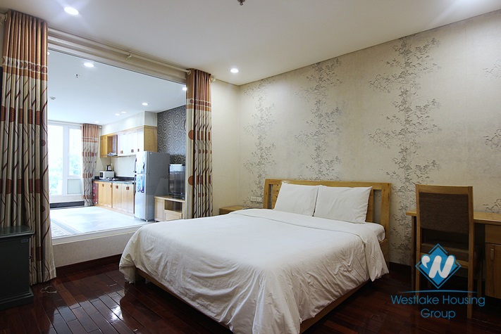 Bright 2 bedroom apartment for rent in Lang street, Dong Da, Ha Noi