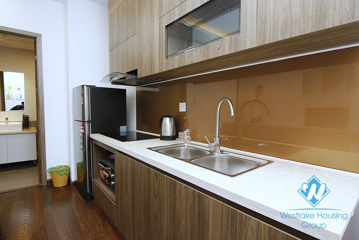 Spacious 1 bedroom apartment for rent in Dich Vong Hau street, Cau Giay