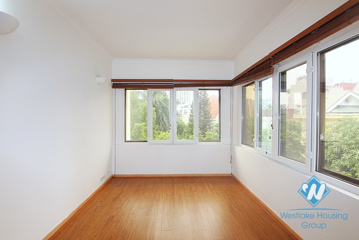 Lovely house with courtyard and garage for rent on To Ngoc Van, Tay Ho, Hanoi