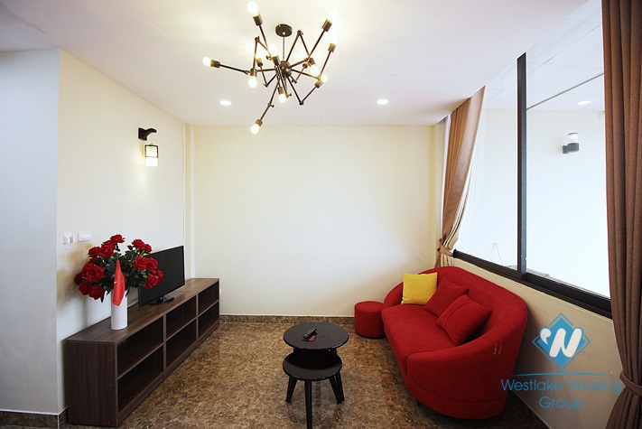 Brandnew and Lakeview one bedroom apartment for rent in Tay Ho district.