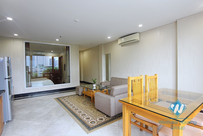 Bright 2 bedroom apartment for rent in Lang street, Dong Da, Ha Noi