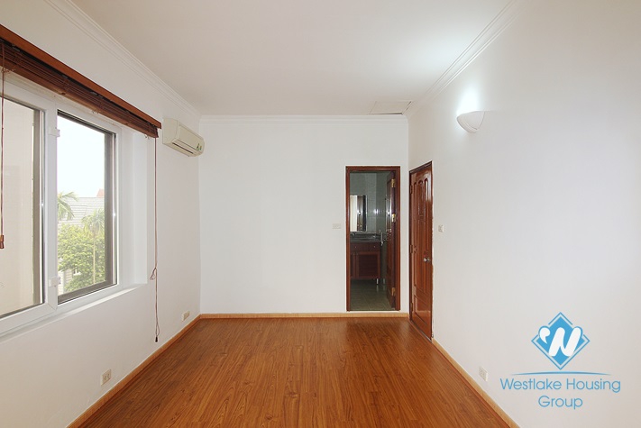 Lovely house with courtyard and garage for rent on To Ngoc Van, Tay Ho, Hanoi