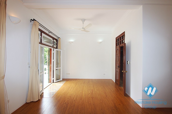 Lovely house with courtyard and garage for rent on To Ngoc Van, Tay Ho, Hanoi
