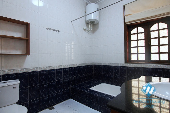 Lovely house with courtyard and garage for rent on To Ngoc Van, Tay Ho, Hanoi