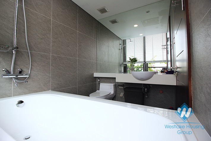 Brand new and lake-view 1 bedroom apartment for rent in Trinh Cong Son, Tay Ho