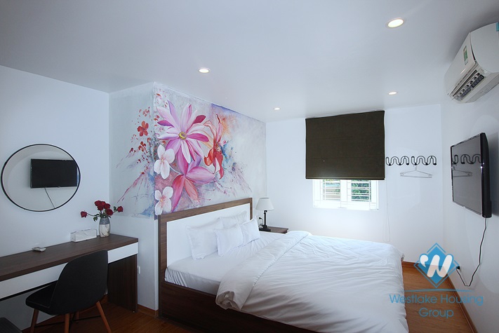 Spacious and Airy 07 bedrooms house with big yard for rent in Au Co st, Tay Ho area.