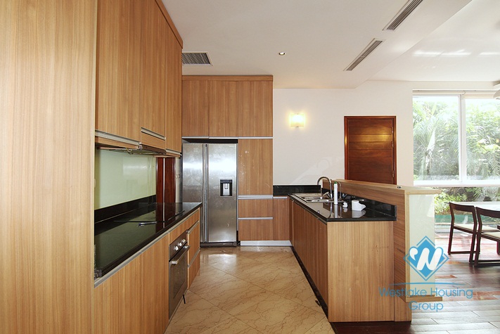 Spacious house with garden for rent in Tay Ho, Hanoi