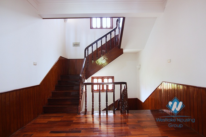 Large house for rent with large garden and swimming pool in Tay Ho, Hanoi