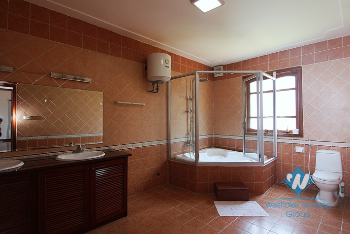 Large house for rent with large garden and swimming pool in Tay Ho, Hanoi