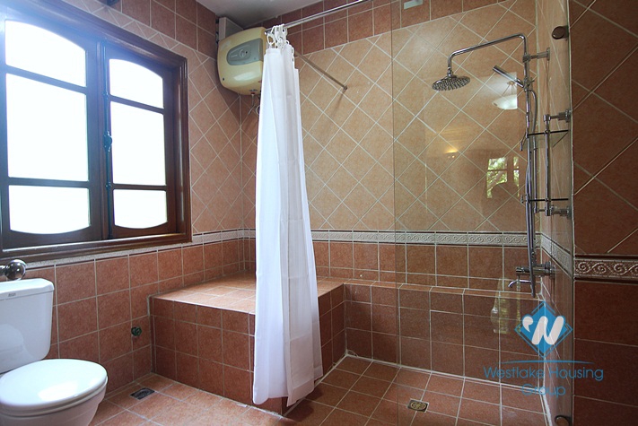 Large house for rent with large garden and swimming pool in Tay Ho, Hanoi