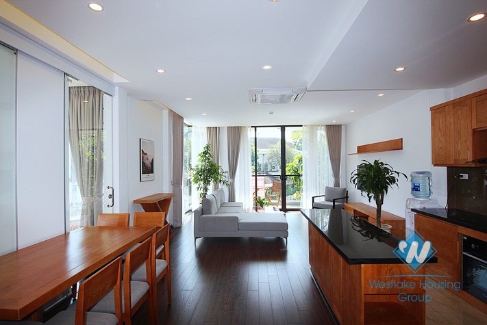 A bright open and stylish apartment for rent on Nhat Chieu street