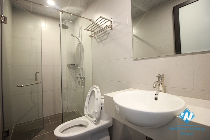 Nice and big apartment with balcony for rent on Tu Hoa street, Tay Ho, Ha Noi