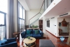 Beautiful with nice furniture for rent in Pent studio Building in Tay Ho District 