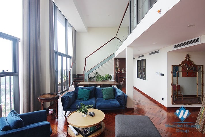 Beautiful with nice furniture for rent in Pent studio Building in Tay Ho District 