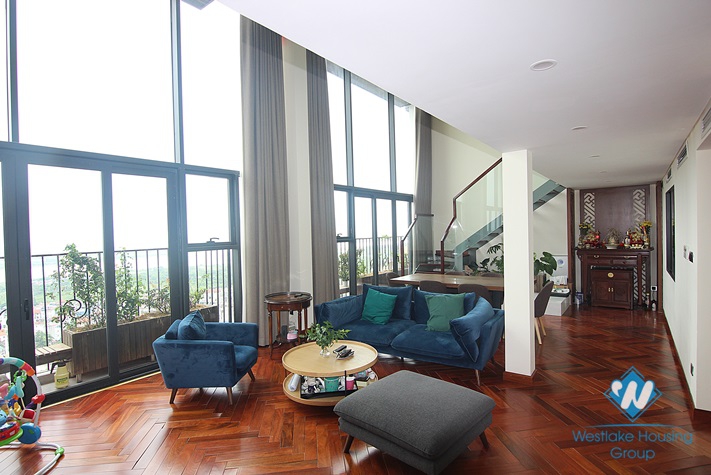 Beautiful with nice furniture for rent in Pent studio Building in Tay Ho District 